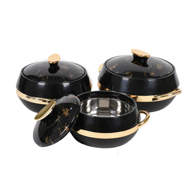 (1L, 1.5L, 2L) JAYPEE Victorian Casserole Set of 3  Hot Pot Food warmer 