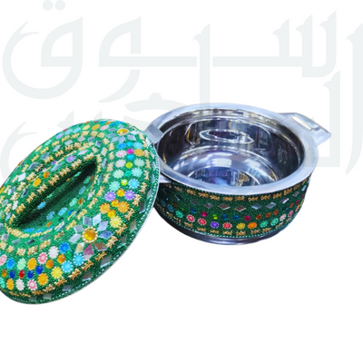 Hand-decorated Stainless steel hot pots